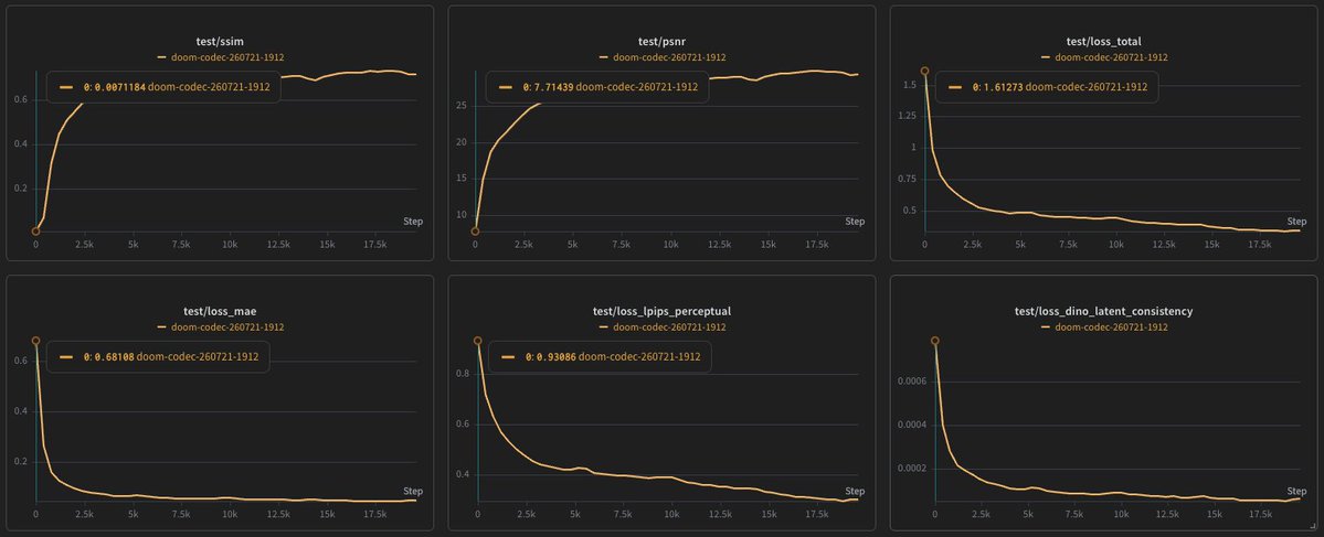 Codec graphs on step 19k