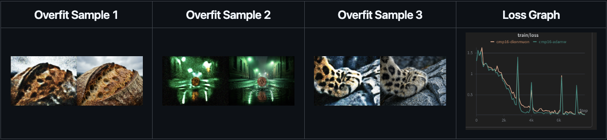 overfit samples grid